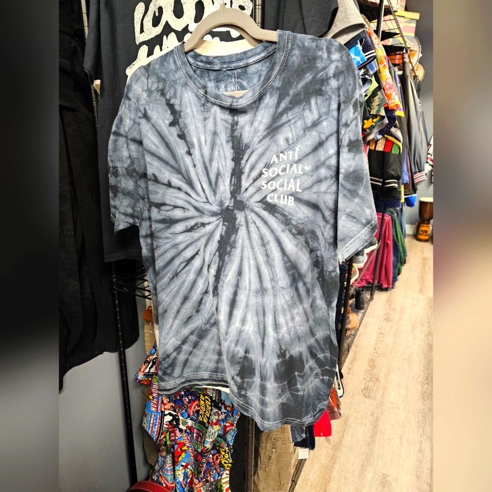 Anti Social Social Club Monochrome Tie-Dye Tee